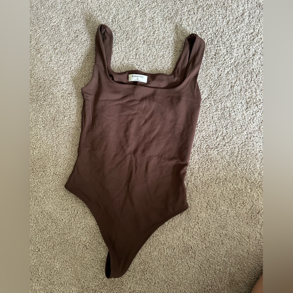 Babaton Brown Bodysuit